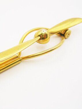 Vintage Airplane Propeller Tie Bar Money Clip classic Swank Necktie Holder